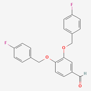 3,4-Bis[(4-fluorobenzyl)oxy]benzaldehyde