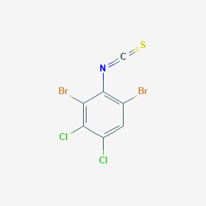 2,6-Dibromo-3,4-dichlorophenyl isothiocyanate