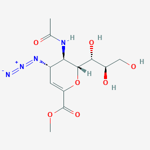 5-(Acetylamino)-2,6-anhydro-4-azido-3,4,5-trideoxy-D-glycero-D-galacto-non-2-enonic Acid Methyl Ester