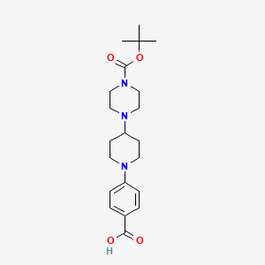 4-[4-(4-Boc-1-piperazinyl)-1-piperidyl]benzoic Acid