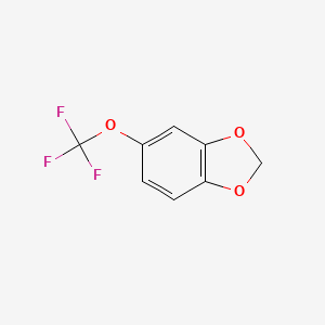 molecular formula C8H5F3O3 B13711569 5-(Trifluoromethoxy)benzo[d][1,3]dioxole 