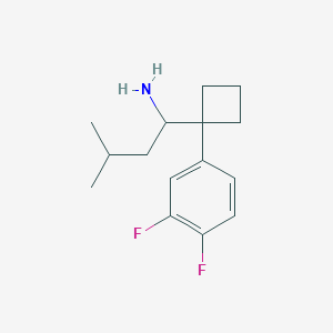 1-[1-(3,4-Difluorophenyl)cyclobutyl]-3-methyl-1-butylamine