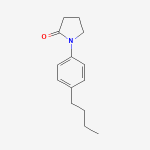 molecular formula C14H19NO B13711609 1-(4-Butylphenyl)-2-pyrrolidinone 