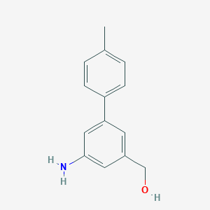 (5-Amino-4'-methyl-[1,1'-biphenyl]-3-yl)methanol