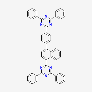 2-(4-(4-(4,6-Diphenyl-1,3,5-triazin-2-yl)naphthalen-1-yl)phenyl)-4,6-diphenyl-1,3,5-triazine