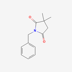 molecular formula C13H15NO2 B13711726 1-Benzyl-3,3-dimethylpyrrolidine-2,5-dione 