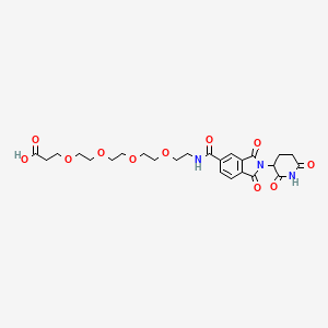 molecular formula C25H31N3O11 B13711755 Thalidomide-5-(PEG4-acid) 