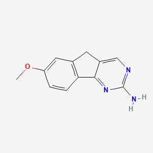 7-Methoxy-5H-indeno[1,2-d]pyrimidin-2-amine