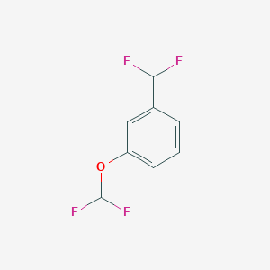 molecular formula C8H6F4O B13711779 1-(Difluoromethoxy)-3-(difluoromethyl)benzene 