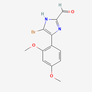 5-Bromo-4-(2,4-dimethoxyphenyl)imidazole-2-carbaldehyde