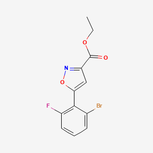 Ethyl 5-(2-Bromo-6-fluorophenyl)isoxazole-3-carboxylate