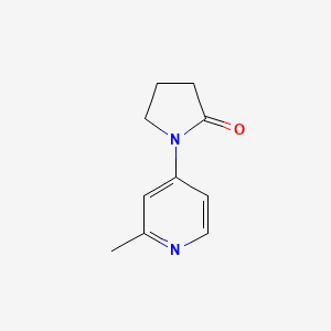 molecular formula C10H12N2O B13711839 1-(2-Methyl-4-pyridyl)-2-pyrrolidinone 