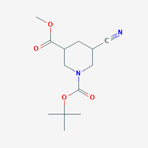 Methyl 1-Boc-5-cyanopiperidine-3-carboxylate