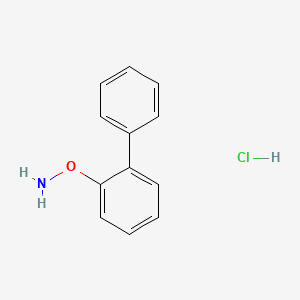 molecular formula C12H12ClNO B13711892 O-(2-Biphenylyl)hydroxylamine Hydrochloride 