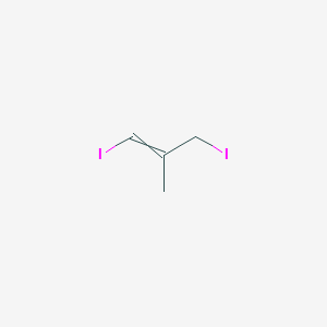 molecular formula C4H6I2 B13711897 1,3-Diiodo-2-methyl-1-propene 