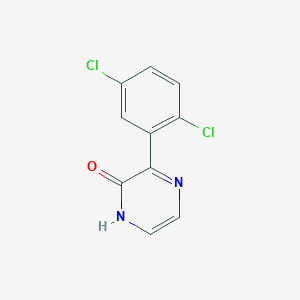 molecular formula C10H6Cl2N2O B13711924 3-(2,5-Dichlorophenyl)pyrazin-2(1H)-one 