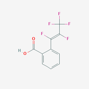 molecular formula C10H5F5O2 B13711948 (E)-2-(perfluoroprop-1-enyl)benzoic acid 