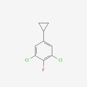 1,3-Dichloro-5-cyclopropyl-2-fluorobenzene