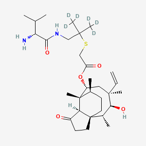 molecular formula C31H52N2O5S B13712003 Valnemulin-d6 