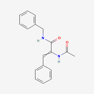 molecular formula C18H18N2O2 B13712004 2-acetamido-N-benzyl-3-phenylprop-2-enamide CAS No. 55636-11-8