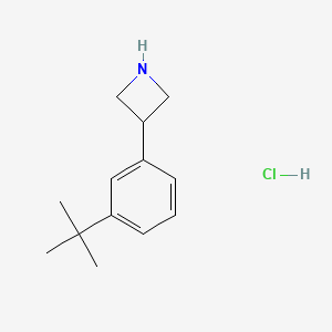 molecular formula C13H20ClN B13712006 3-(3-(tert-Butyl)phenyl)azetidine hydrochloride 