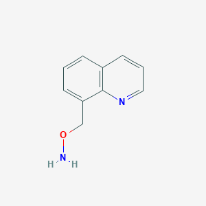 molecular formula C10H10N2O B13712035 O-(quinolin-8-ylmethyl)hydroxylamine 