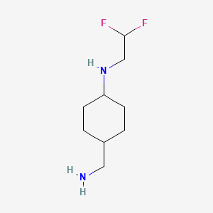 trans-4-(Aminomethyl)-N-(2,2-difluoroethyl)cyclohexanamine