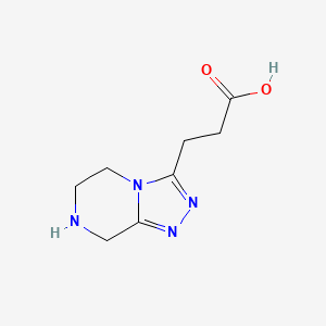 3-(5,6,7,8-Tetrahydro-[1,2,4]triazolo[4,3-a]pyrazin-3-yl)propanoic acid