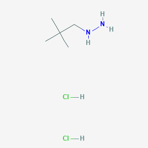 molecular formula C5H16Cl2N2 B1371209 Neopentylhydrazine dihydrochloride CAS No. 1177323-30-6