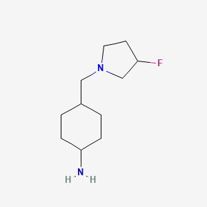 cis-4-[[(S)-3-Fluoropyrrolidin-1-yl]methyl]cyclohexanamine