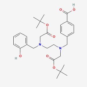 4-(((2-(tert-Butoxy)-2-oxoethyl)(2-((2-(tert-butoxy)-2-oxoethyl)(2-hydroxybenzyl)amino)ethyl)amino)methyl)benzoic acid