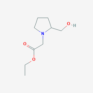 Ethyl (2S)-2-[2-(Hydroxymethyl)-1-pyrrolidinyl]acetate