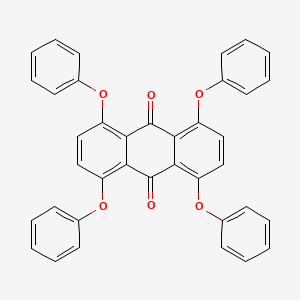 molecular formula C38H24O6 B13712112 1,4,5,8-Tetraphenoxyanthraquinone 