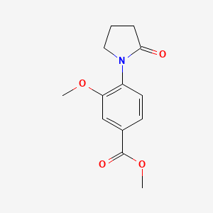 Methyl 3-methoxy-4-(2-oxopyrrolidin-1-YL)benzoate