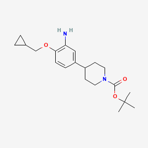 tert-Butyl 4-(3-amino-4-isopropoxyphenyl)piperidine-1-carboxylate