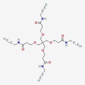 molecular formula C29H40N4O8 B13712164 Tetra(3-methoxy-N-(prop-2-ynyl)propanamide) Methane 