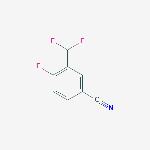 Benzonitrile, 3-(difluoromethyl)-4-fluoro-