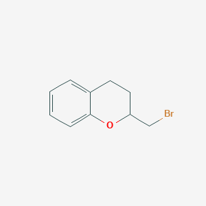 molecular formula C10H11BrO B1371223 2-(溴甲基)色苷 CAS No. 852181-00-1