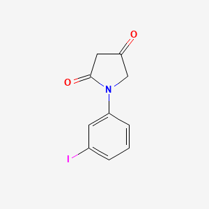 1-(3-Iodophenyl)-2,4-pyrrolidinedione