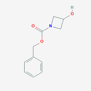 molecular formula C11H13NO3 B137123 Benzyl 3-hydroxyazetidine-1-carboxylate CAS No. 128117-22-6