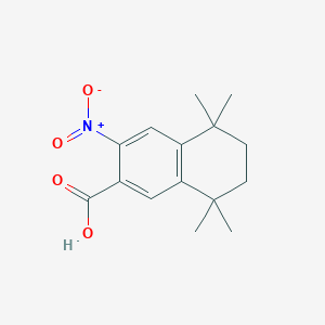 5,5,8,8-Tetramethyl-3-nitro-5,6,7,8-tetrahydronaphthalene-2-carboxylic Acid