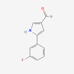 5-(3-Fluorophenyl)pyrrole-3-carbaldehyde