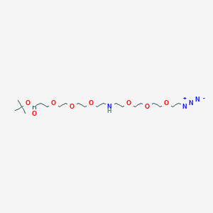 N-(Azido-PEG3)-NH-PEG3-t-butyl ester