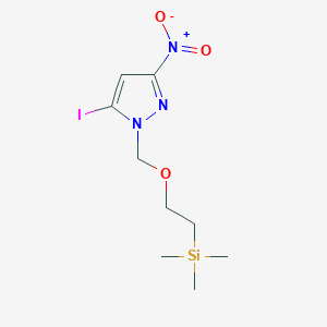 5-Iodo-3-nitro-1-[[2-(trimethylsilyl)ethoxy]methyl]-1H-pyrazole