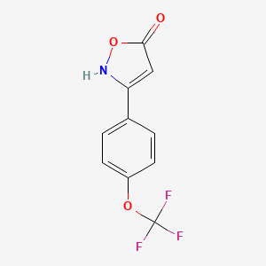 5-Hydroxy-3-[4-(trifluoromethoxy)phenyl]isoxazole