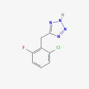 molecular formula C8H6ClFN4 B1371235 5-(2-Chloro-6-fluorobenzyl)-2H-tetrazole CAS No. 874607-03-1