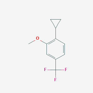 2-Cyclopropyl-5-(trifluoromethyl)anisole