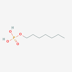 molecular formula C7H17O4P B13712403 Heptyl dihydrogen phosphate 