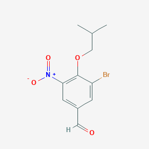 3-Bromo-4-isobutoxy-5-nitrobenzaldehyde