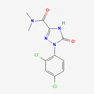 1-(2,4-Dichlorophenyl)-2,5-dihydro-5-oxo-1H-1,2,4-triazole-3-carboxylic acid dimethylamide